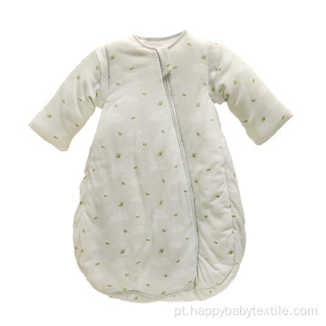 Saco de dormir para bebê de inverno 100% algodão